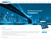 Tablet Screenshot of powersec.eu